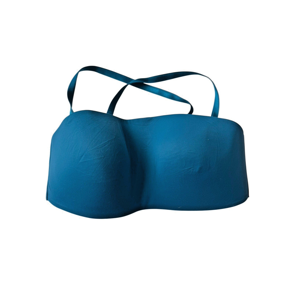 Strapless Convertible Bandeau Bra in Teal
